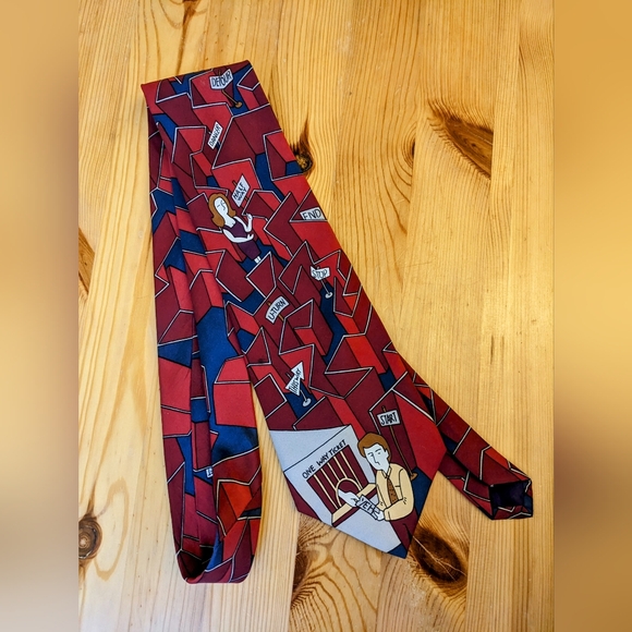 Beatles Silk "Day Tripper" Tie - Picture 2 of 6